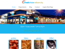 Tablet Screenshot of freshchoicenelson.co.nz
